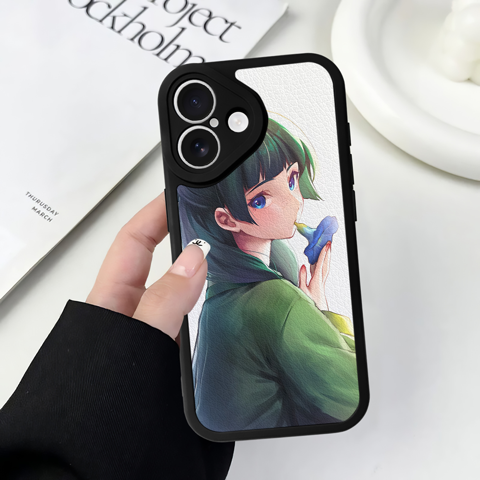 薬屋のひとりごと The Apothecary Diaries 【iPhone 16シリーズ対応】シリコンスマホケース（レザー調） 材質：シリコン